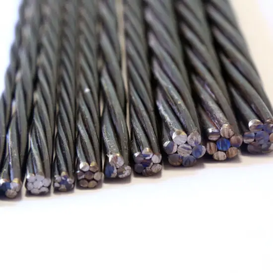 1X7 1X3 1X9 Steel Strand Wire Rope galvanized steel cable