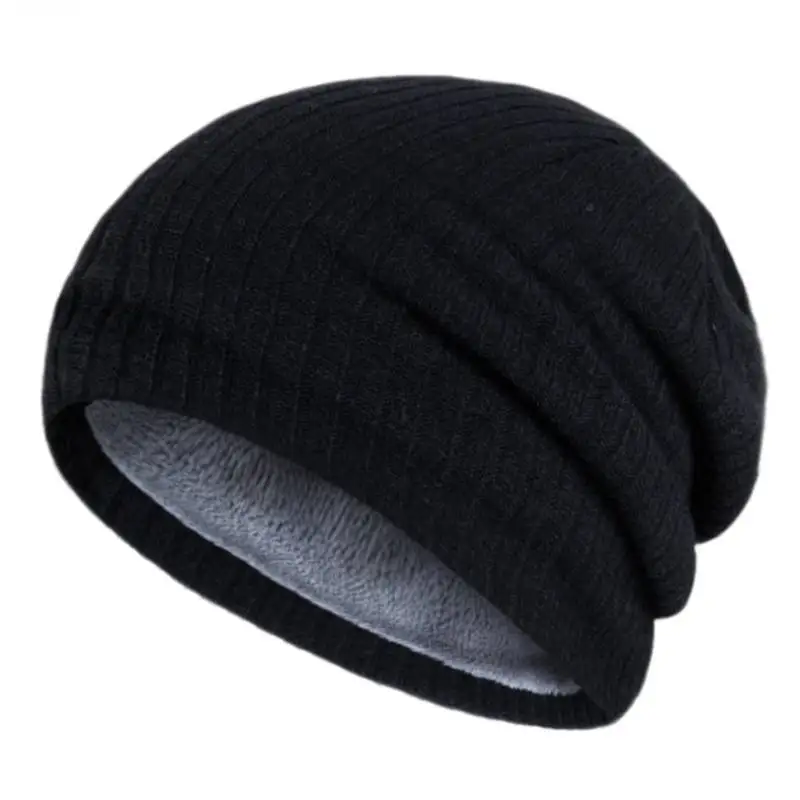 Scarf Women Beanie Hat Winter Boy Hats Woman Beanies Leather Patch Cashmere Wool With Cat Ears Knitted Boys Hat