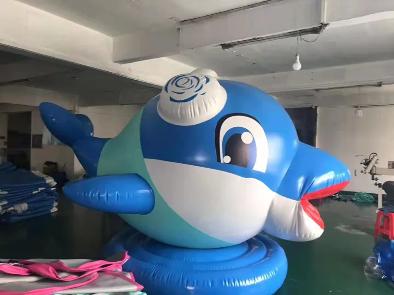 Advertising Inflatable cartoon cute big fish inflatable statue fish inflatable small animals fish for event decoration