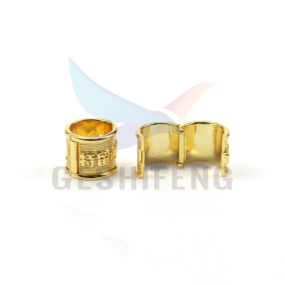 Gold Color Outdoor Canary Pigeon Flying Training Identification Foot Ring Copper 8mm Inner Size Pigeon Bird Foot Ring