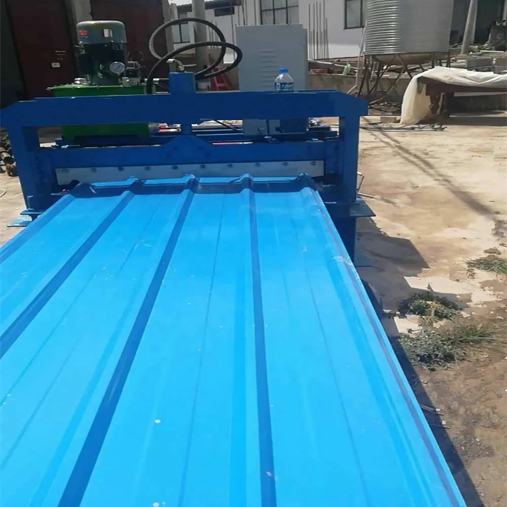 tile making machinery metal steel sheet roll roofing floor tile press glazed corrugated galvanized ceramic forming machine