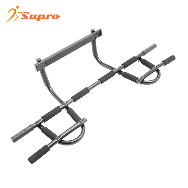 Supro Home fitness Equipment Multi-Grip Strength for Doorway Indoor Chin-Up Bar Fitness Trainer for Home Gym Portable