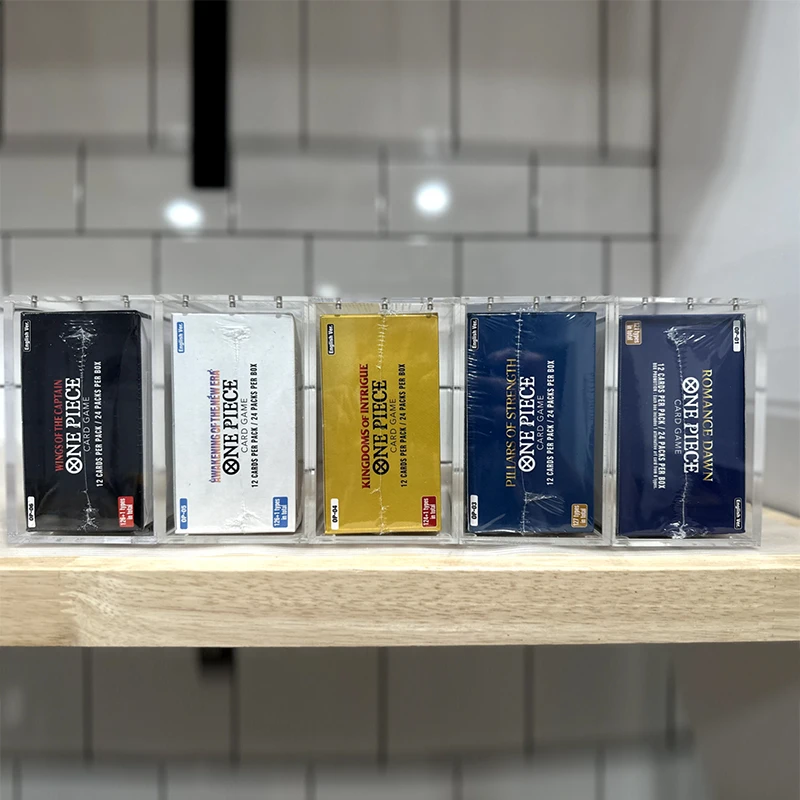 Уф сопротивление TCG акриловая повторная Печать Английский один кусок карты игры бустер коробка протектор витрина