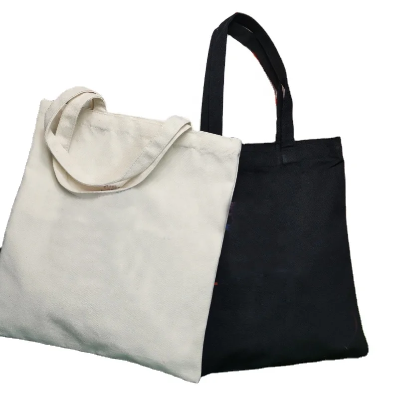
China Cheap Wholesale Custom Reusable Eco Friendly Black Cotton Muslin Carry Shopping Shopper Bags With Printing 
