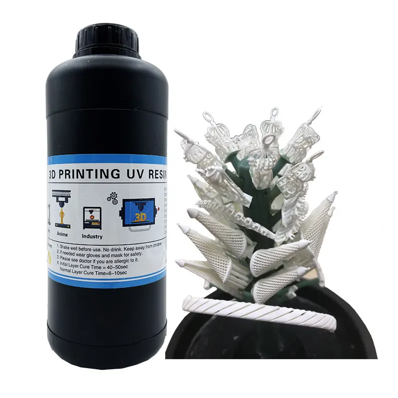 High Wax Smooth Surface Jewelry Casting Resin 3D Printing UV Resin for LCD DLP 3D Printer