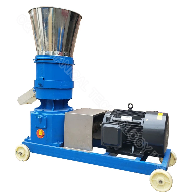 Most effective vaccum coating machine for feed pellets flat die feed pellet machine