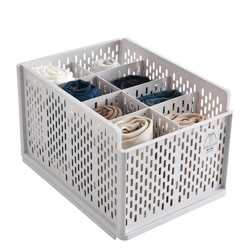 Eco-Friendly XL Storage Organizer Rack Drawer Storage Box/Clothes Basket Rack Injection Stacking Drawer Food Cosmetics Toys
