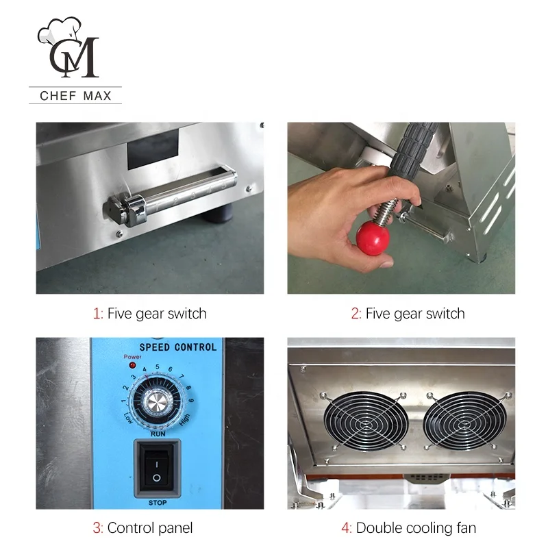 CHEFMAX commercial auto drum rotating gas electric fried rice automatic stir fry robot wok machine range stove