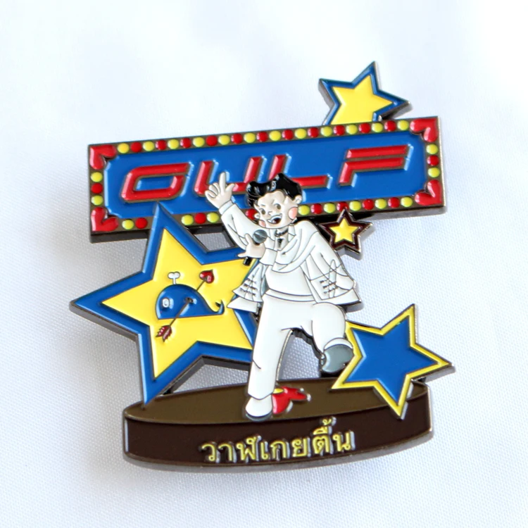 Pathfinder Club Custom Creative Clear Badge Enamel Metal Brooch Lapel Pin Believe the promise Camporee pin