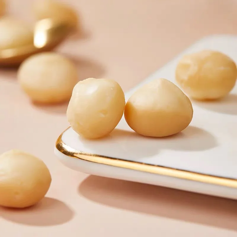 Оптовая продажа закуски ореховые для женщин вкусные жареные орехи макадамия