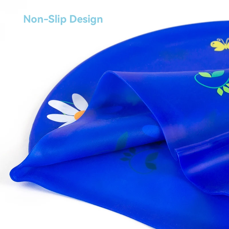 Eco-friendly Silicon Bathing Caps Adults Kids Customized Logo Swimming Hat Silicone Latex Free Flat Swim Cap