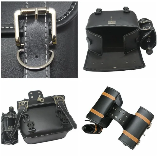 motorcycle side bag for men 2022 hot sale saddle bag storage