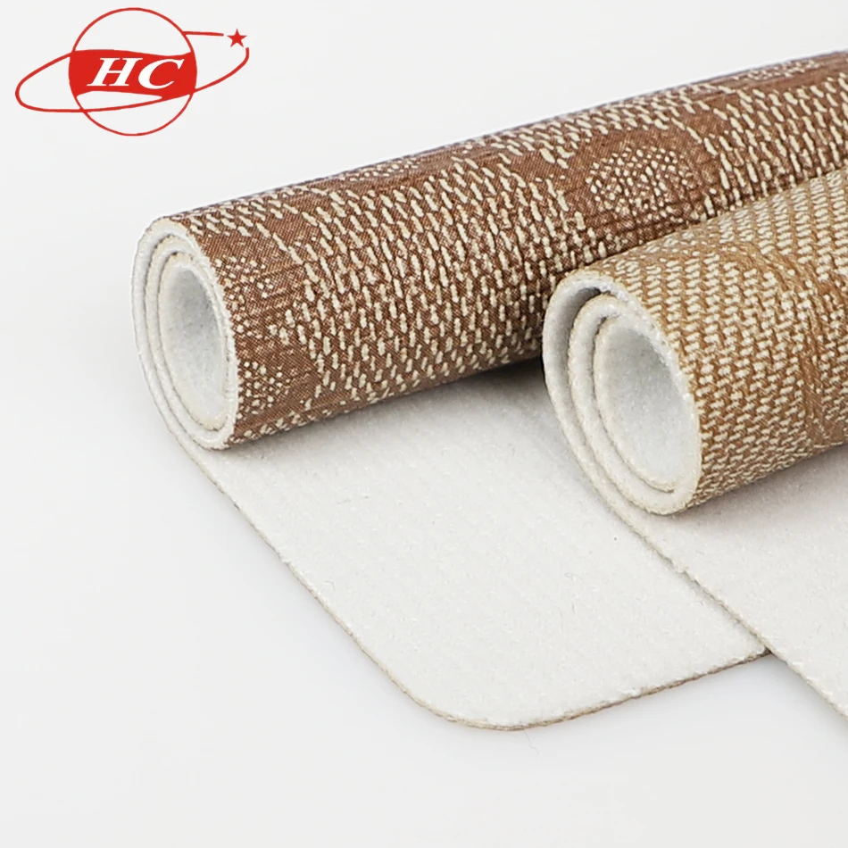 Faux Leather Pvc Leather Pvc Synthetic Leather fabric for handbags, furniture, clothing, shoes