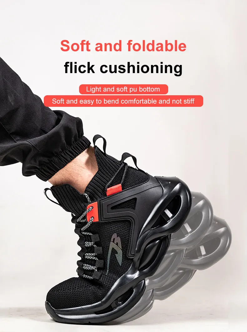 DianSen zapatos de seguridad OEM ODM безопасные рабочие ботинки для мужчин стальной носок Safti Легкие дышащие
