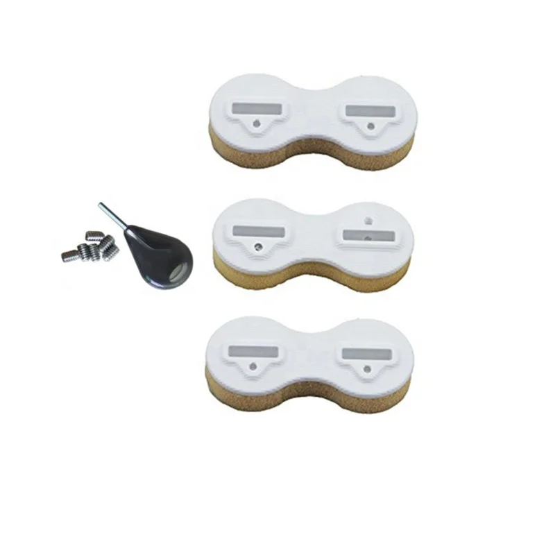 White Black Plastic Surfboard System 2 Twin-Tab fin Box foam Fusion 9 0 Degree Fins Plug SAMPLE AVAILABLE