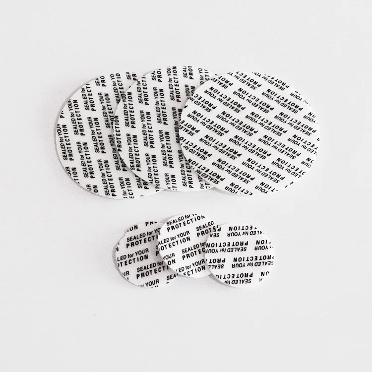 Customized Logo Printed Aluminum foil surface PS foam pressure sensitive seal liner