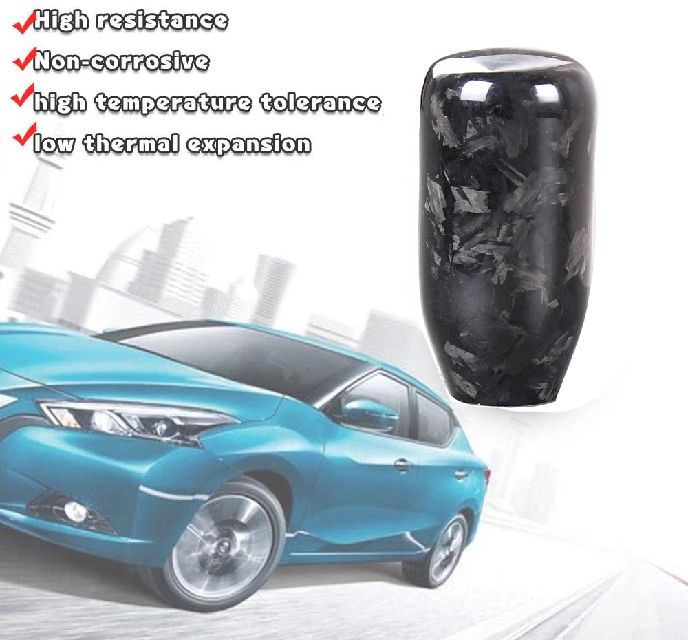 Из углеродного волокна ПВХ из универсальный ручной автоматической коробкой передач гоночный автомобиль Рычаг переключения рукоятка