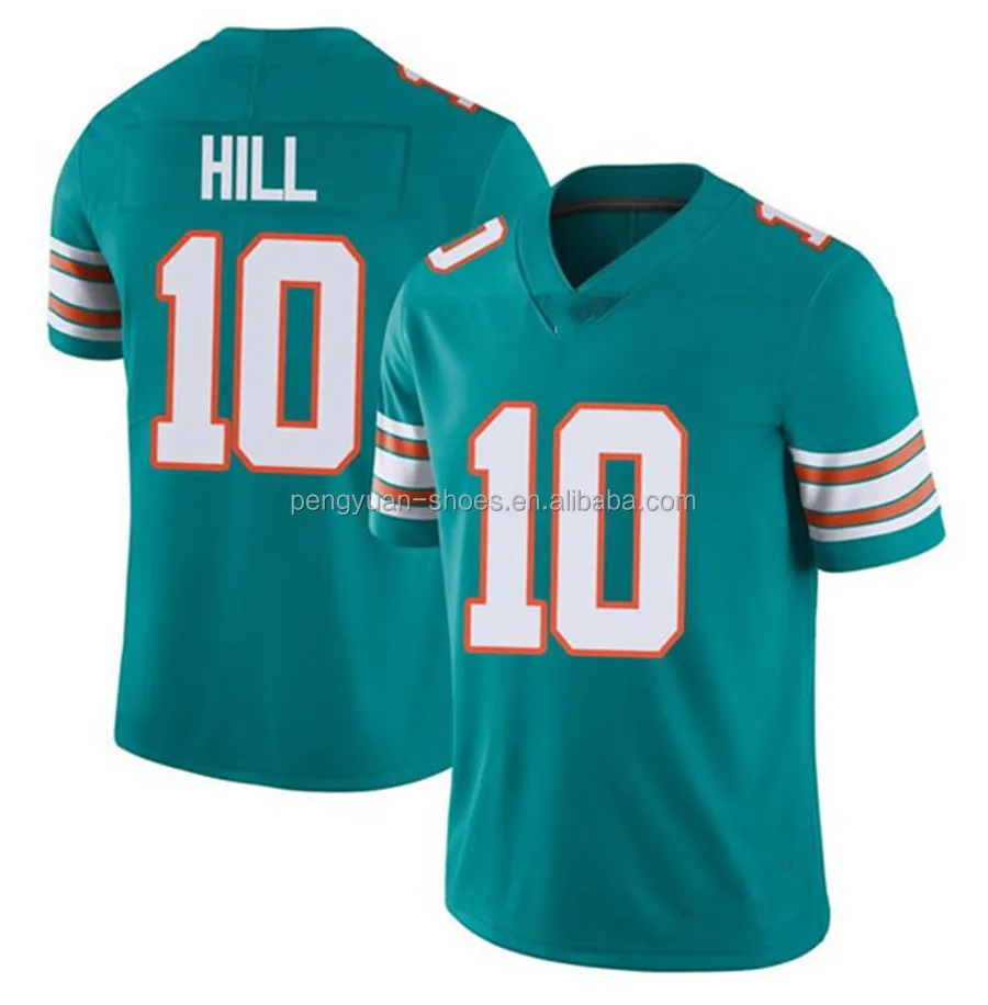 Best Quality #10 Tyreek Hill #1 Tua Tagovailoa #17 Jaylen Waddle #13 Dan Marino Stitched American Football Jersey