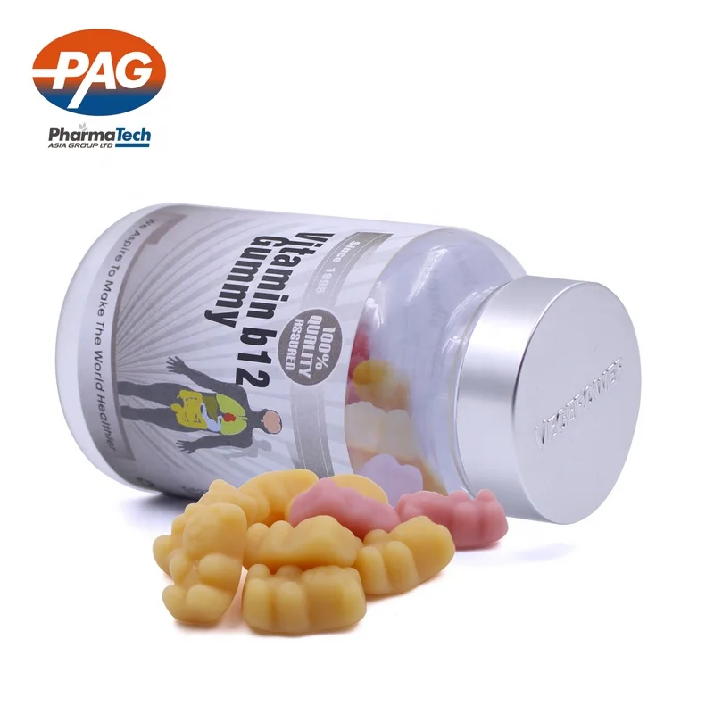 OEM Food Grade Halal Biotin Gummy Oral Supplement Pure Vitamin B12 Gummy