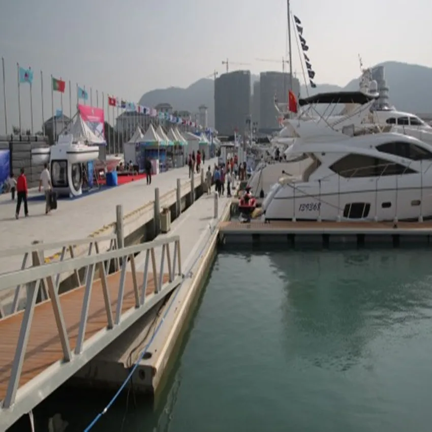 Concrete floating dock jet ski dock aluminum floating platform