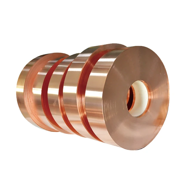 Copper Foil 0.1mm Copper coil Foil For Battery Copper Strip Coil Manufacturer