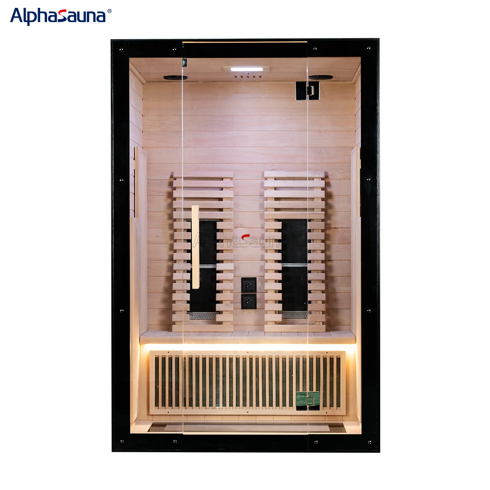 Portable Traditional Wooden Far Infrared Sauna For 1-3 People Producer for Sale