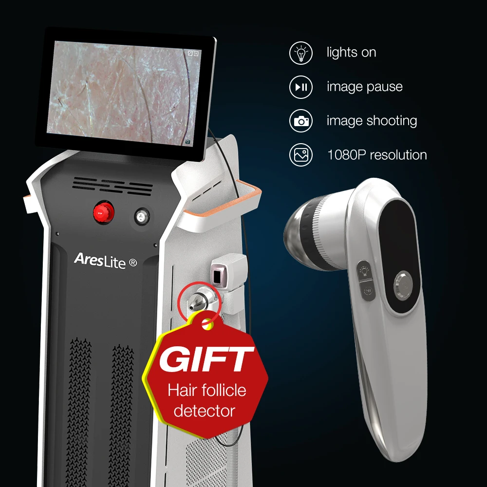 Areslite 4 wavelengths laser diode 808nm 755 808 940 1064NM Laser Beauty Equipment For Hair Removal