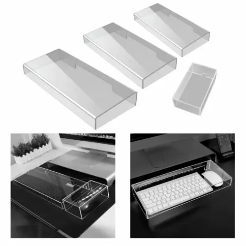 Portable Transparent Acrylic Laptop Dust Cover Mouse Cover Keyboard Cover