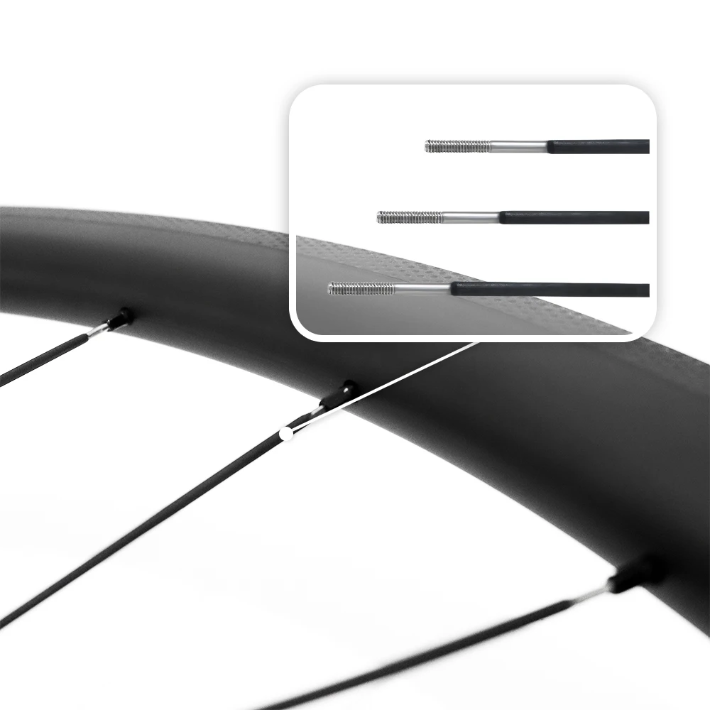Superior Aerodynamics Carbon Fiber Spokes for Reduced Wind Resistance of Road bike/MTB Wheels spoke