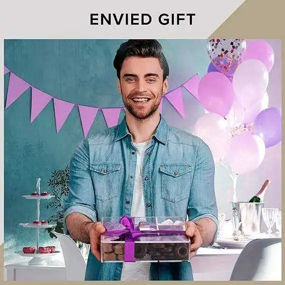 Wholesale Snack Serving Tray With Lid Divided Appetizer Serving Tray Set Empty Sectional Gift Box For Nuts Veggie Candy Dish