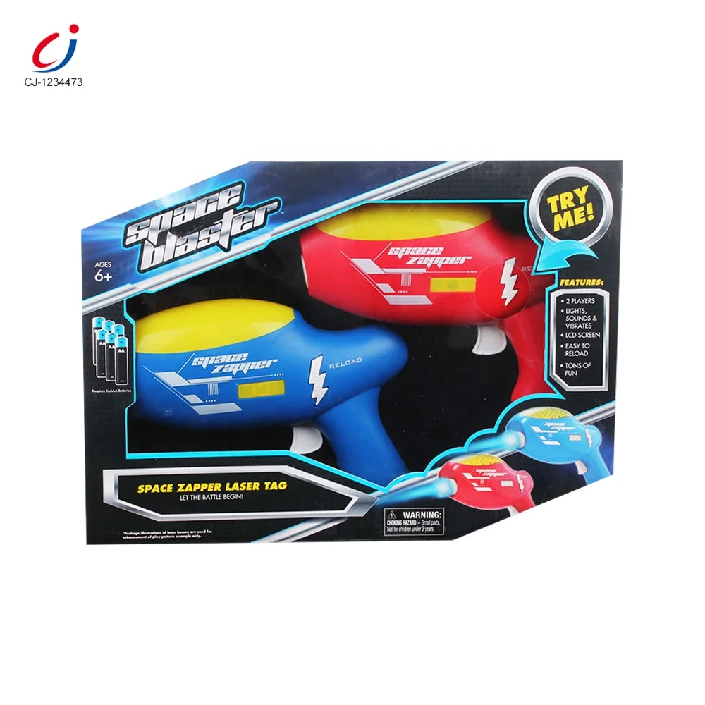 Chengji pistol laser kids electric gun weapons plastic sound light toys sniper vibration b/o toy space gun with sound