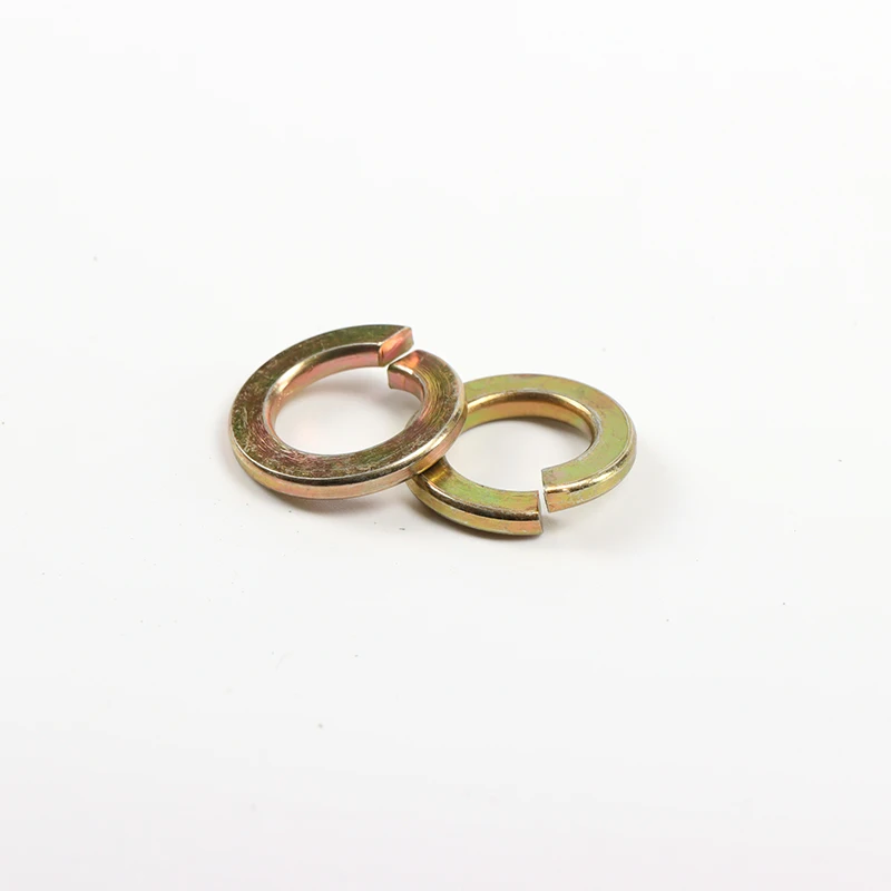 Hebei manufacturer Din 125  Yellow Zinc Plated flat washer