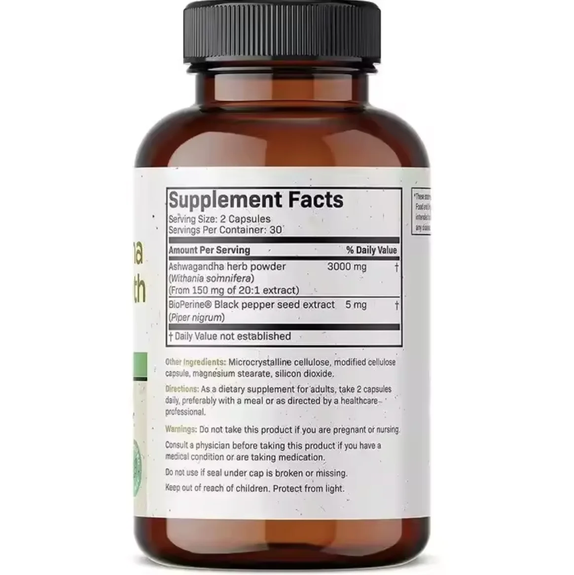 Custom Private Label Wholesale Bulk Prices Ksm 66 Supplement Extra Strength Organic Ashwagandha Extract Tablets Capsule