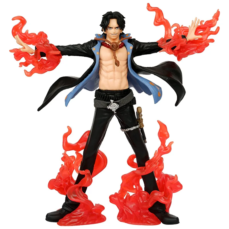 New Unisex Ace Figure Toys Japanese Cartoon Movie DXF Black Clothes Model Toy Made PVC Featuring Dragon z Ball