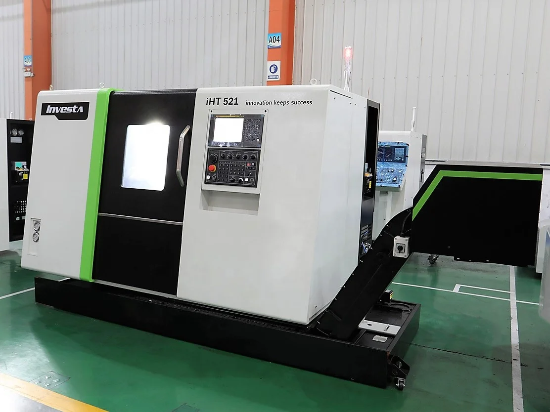 IHT521 Easy operation cnc automatic turning lathe machine for sale in china