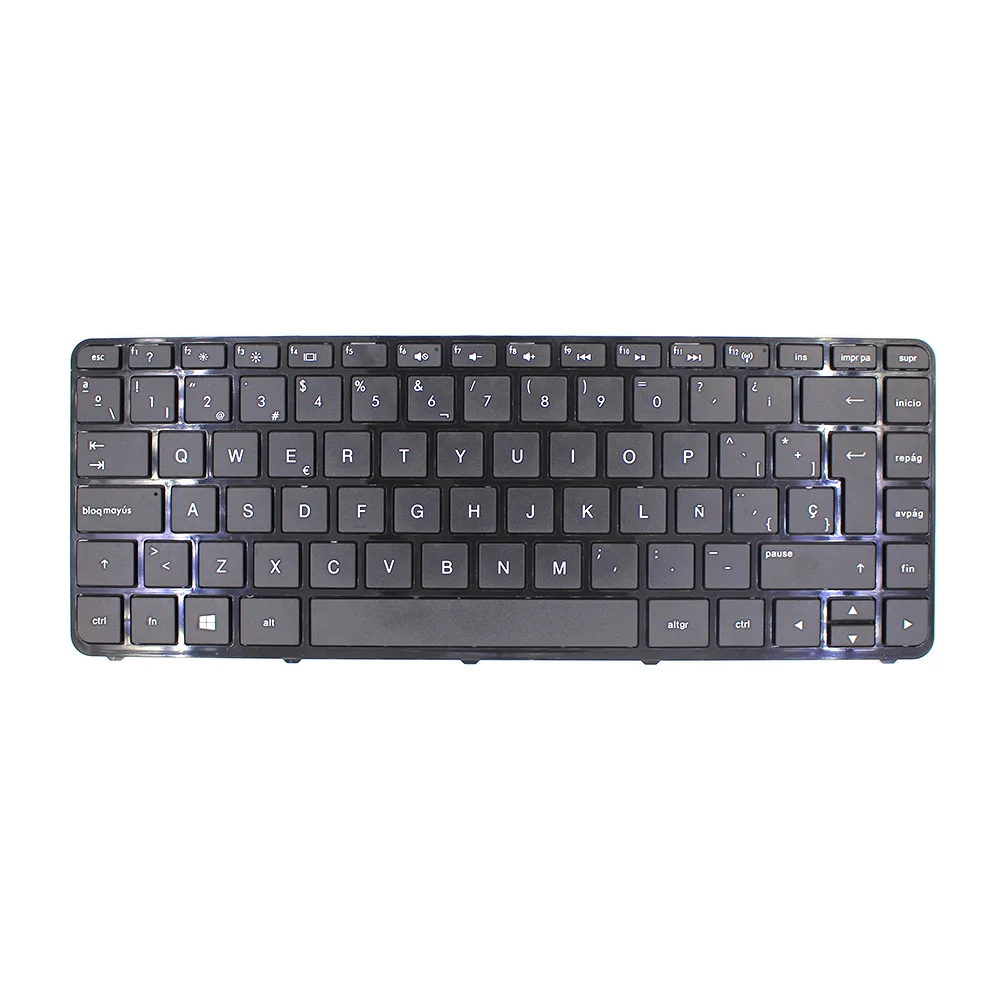 High Quality 100-14Iby Spanish Keyboard For Lenovo Good Laptop Button Keyboard Protective For Sale