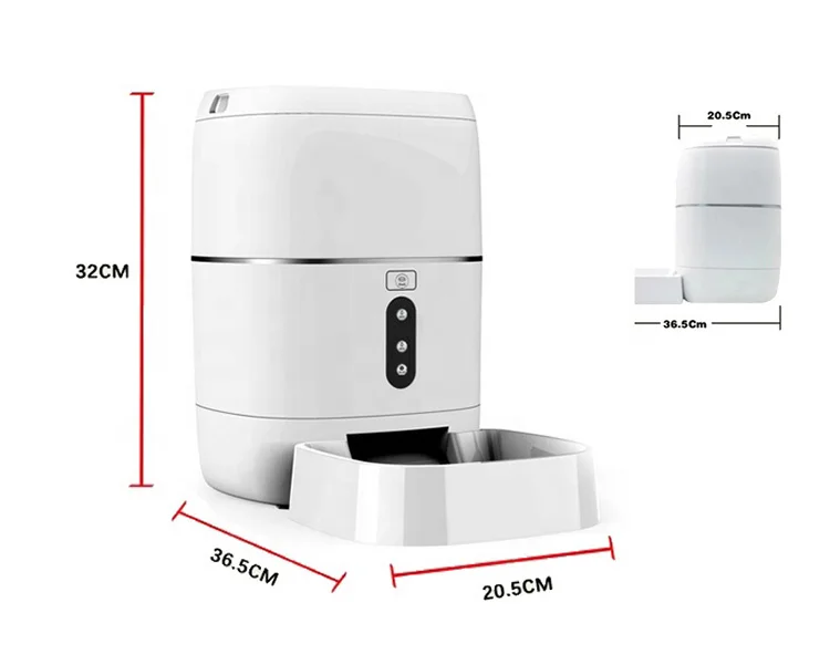 Lyailot Tuya Smart Life App Беспроводной Wi-Fi пульт дистанционного управления ГРМ и пайка интеллектуальная кормушка для домашнего питомца с камерой