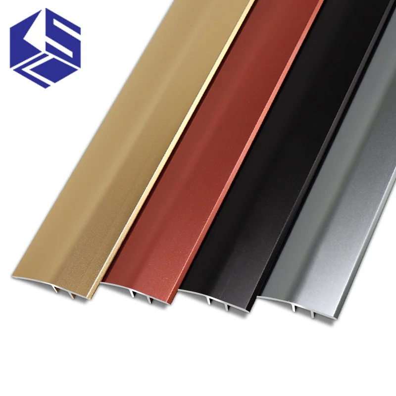 Aluminum alloy high and low buckle threshold bar Beveled edge layering