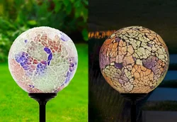 Easy Install Classic Solar Powered Outdoor Pole Light with Stake Led Garden Lighting Solar Lights Stakes Outdoor