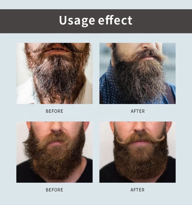 Private Logo Label Natural Vegan Hot Sale Beard Balm Wax Growth Organic Moustache Wax For Men Beard Styling Smooth