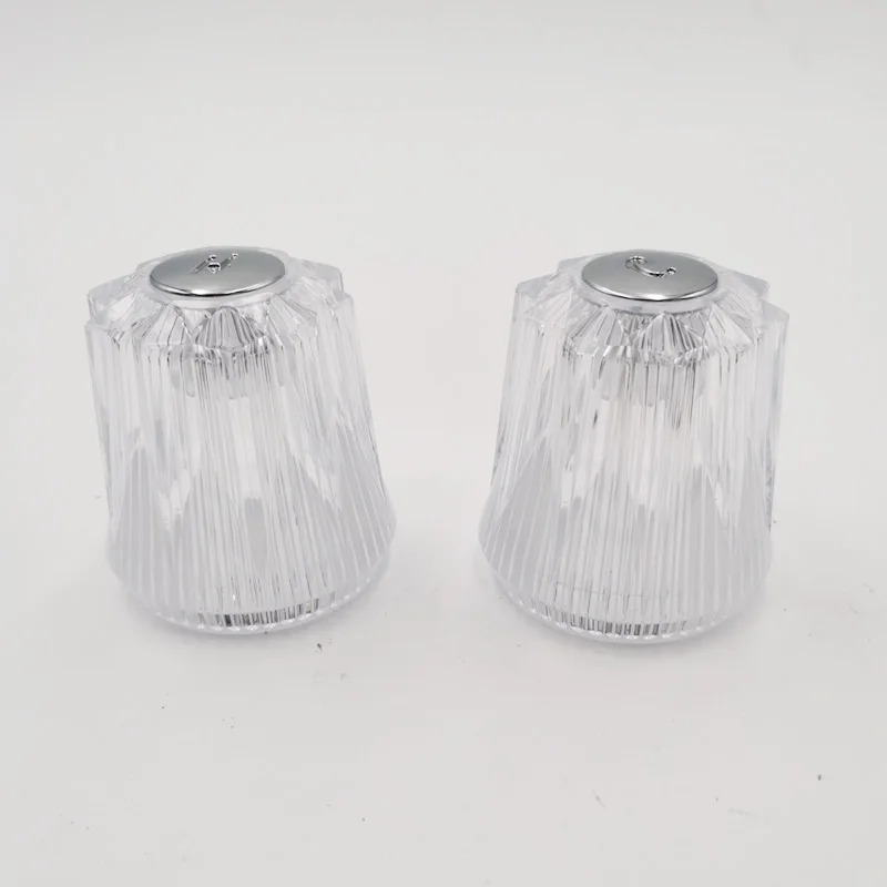 
double plastic round transprent faucet handwheel 