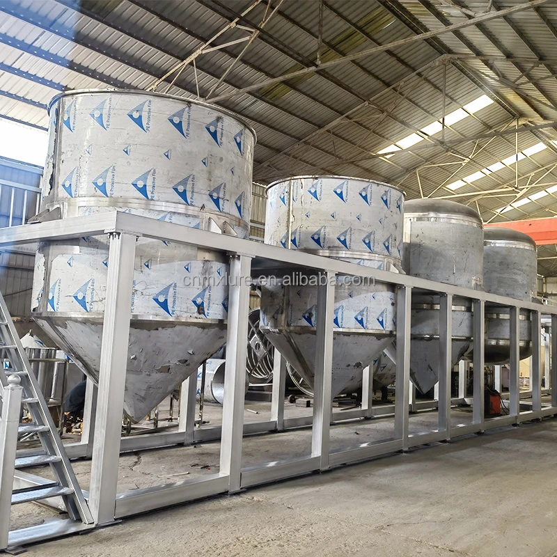 20T crude palm oil refining machine edible oil refinery equipment