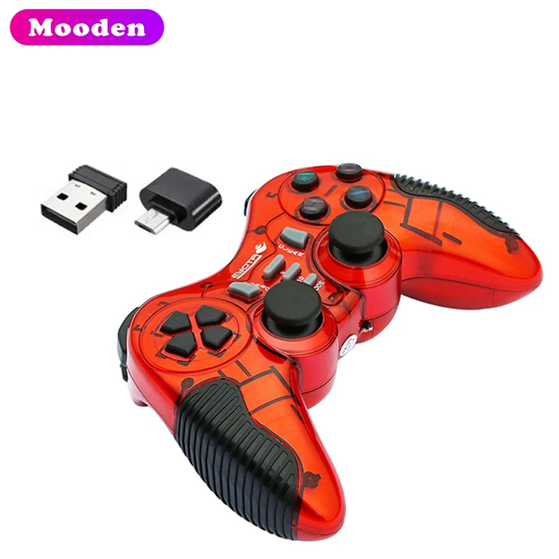 J Wireless Joystick 4 Axis Gamepad  2.4G USB Receivor Game controller For Tv Box PC windows 10/ME/2000/XP/VISTA