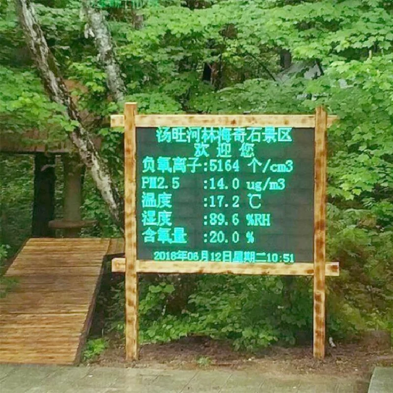 New Listing scenic spot air negative oxygen ion online monitoring system Negative  detector Atmospheric environment