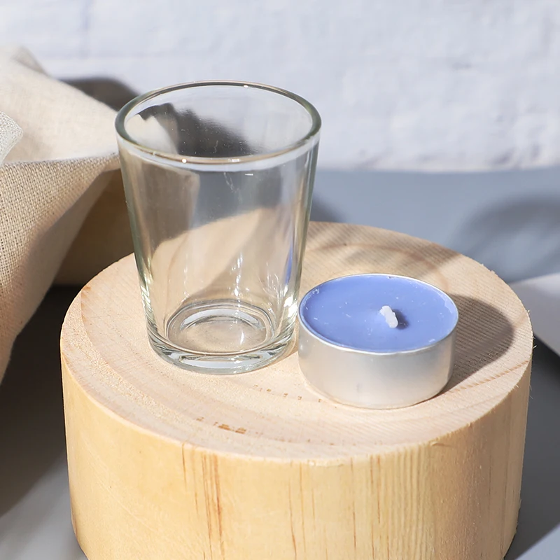 Idealpak Wholesale Good Price Hotel Use Empty Modern Jar Candle Glass for Decoration