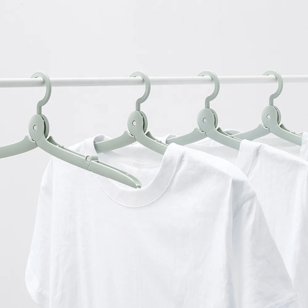 Hot Selling Collapsible Plastic Clothes Hanger, Manufacturer Folding Plastic Hangers For Clothes