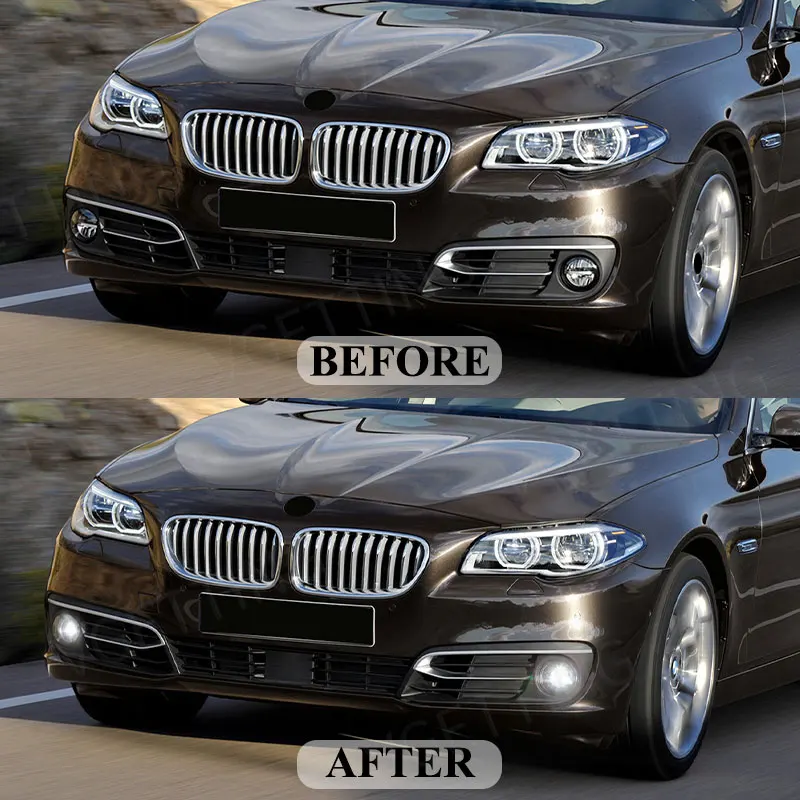 Waterproof Led DRL Daytime Running Light Driving Fog Lamp for BMW 5 Series F07 F10 F11 F18 2014 2015 2016