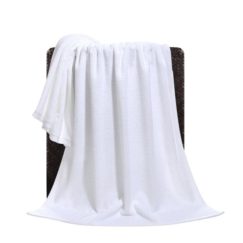 Simple White Soft Premium High Quality Thick Bath Towels for Adults Wholesale