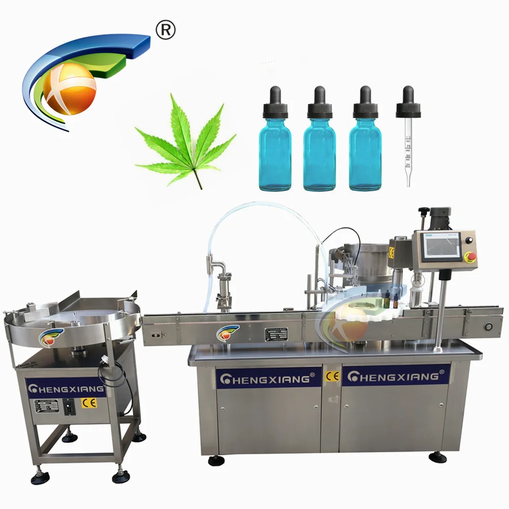 Shanghai supplier pet chubby gorilla bottles bottling capping machine,liquid nicotine cigarette bottle filling capping machine