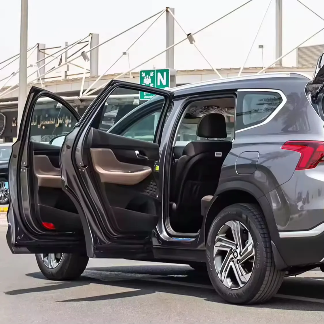 USED NEATLY HYUND AI SANTA FE PREMIER 2020-2024 FOR EXPORT SUV RHD/LHD